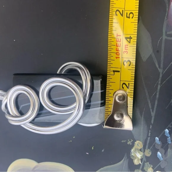 Silver Tone Wire Wrapped Pendant - Picture 5 of 15